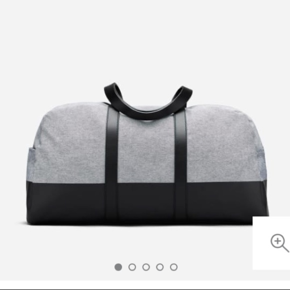 Everlane dipped twill weekender bag